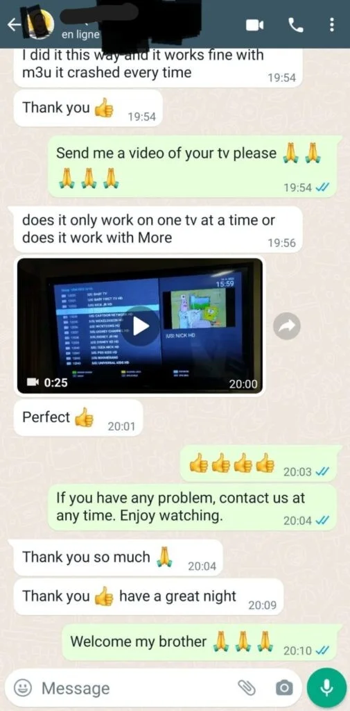 Customer confirming it works across multiple TVs